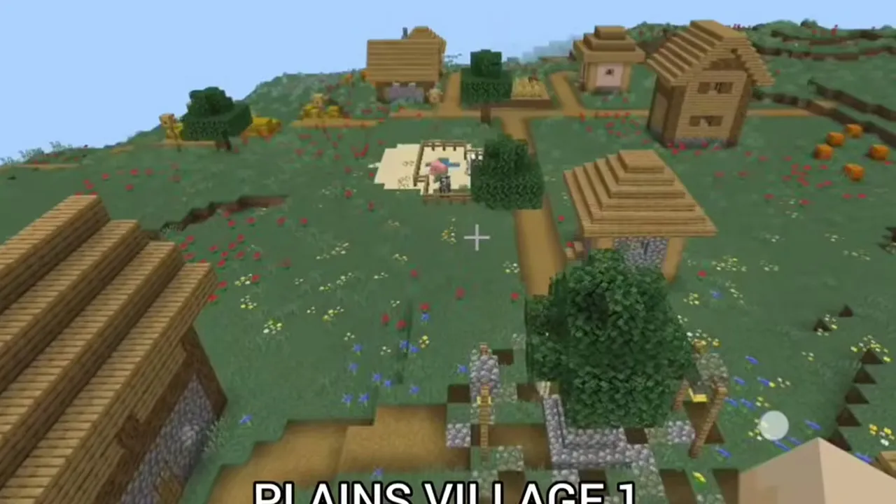 Valley Village and Underground City: Valley plains settlement next to oak woods