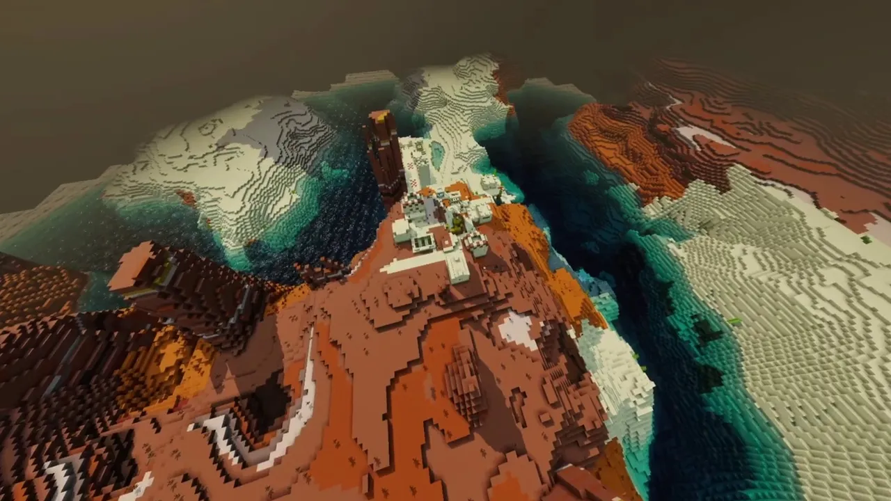 Badlands Coast Village: badlands coast village landscape showing ocean water and surrounding badlands