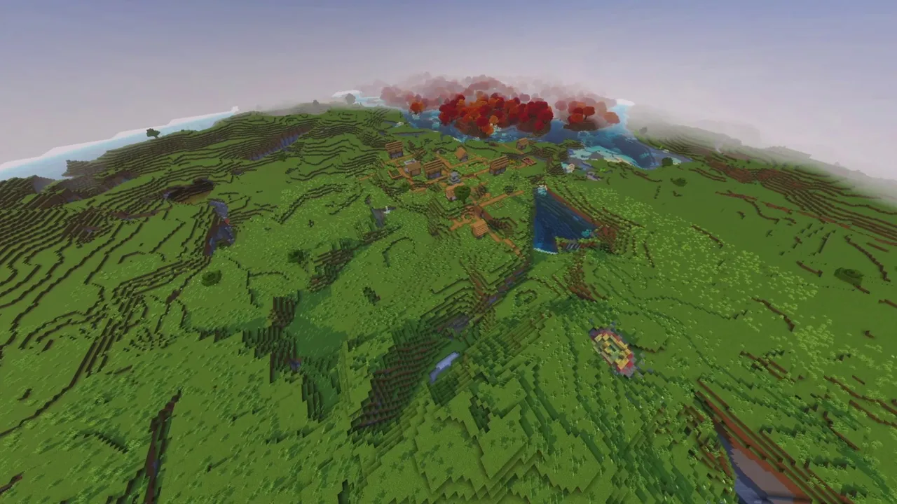 Endless Plains Village: endless plains village overview showing wide uninterrupted grasslands