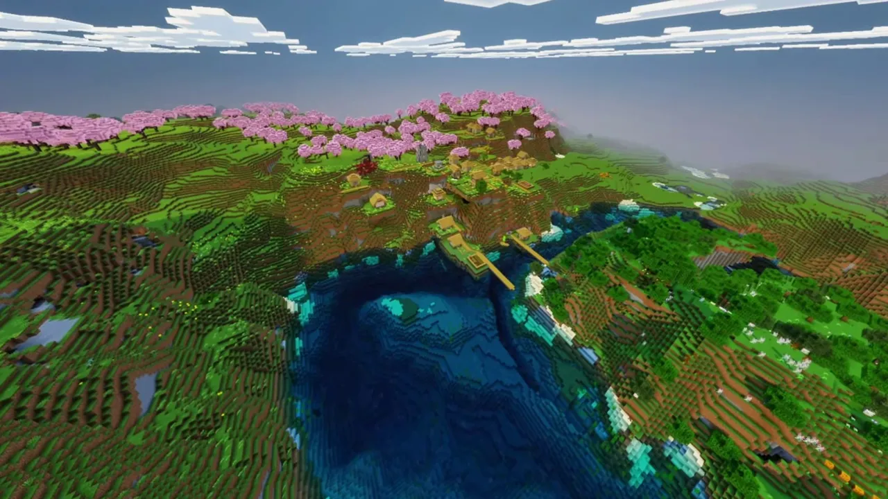 Sakura Mountain Highlands: landscape of sakura mountain highlands with surrounding mountains and trees