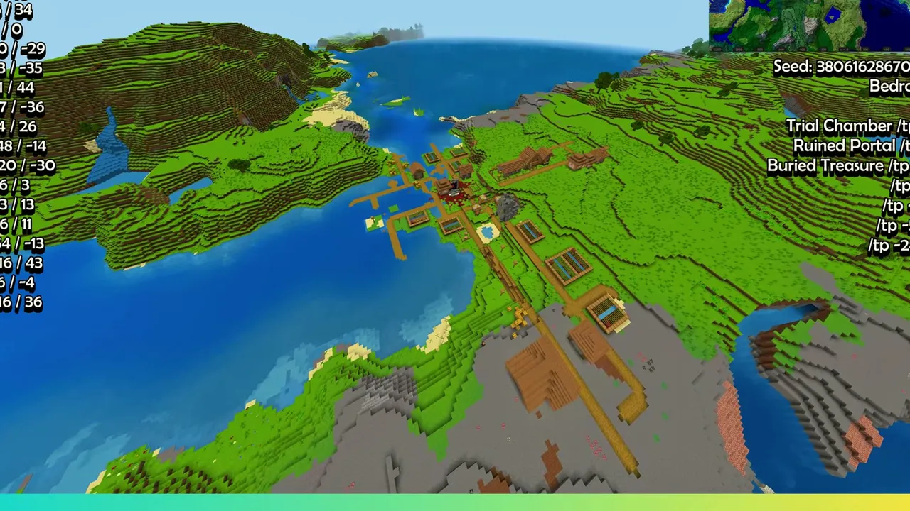 Coastal Hill Diamond Crevasse: coastal village standing along the ocean shoreline