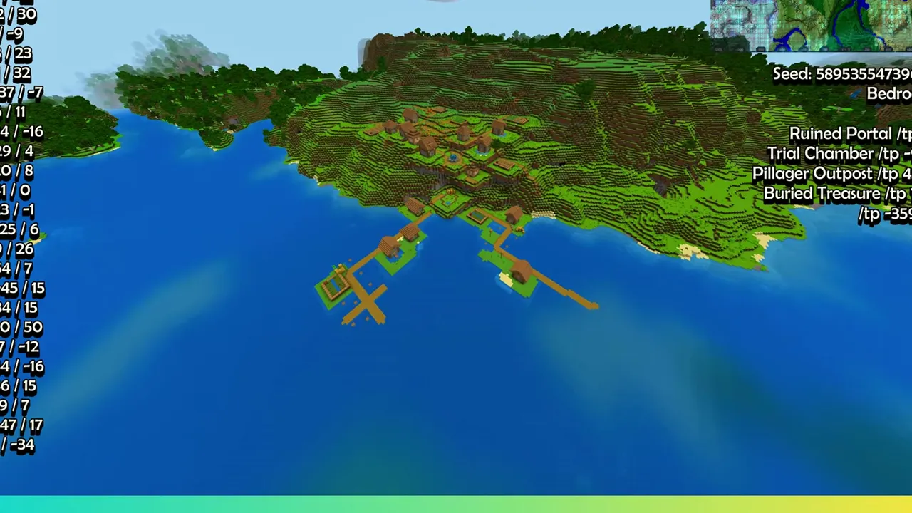 Highland Valley Diamond Hollow: deep cavern chamber with exposed diamond ore blocks