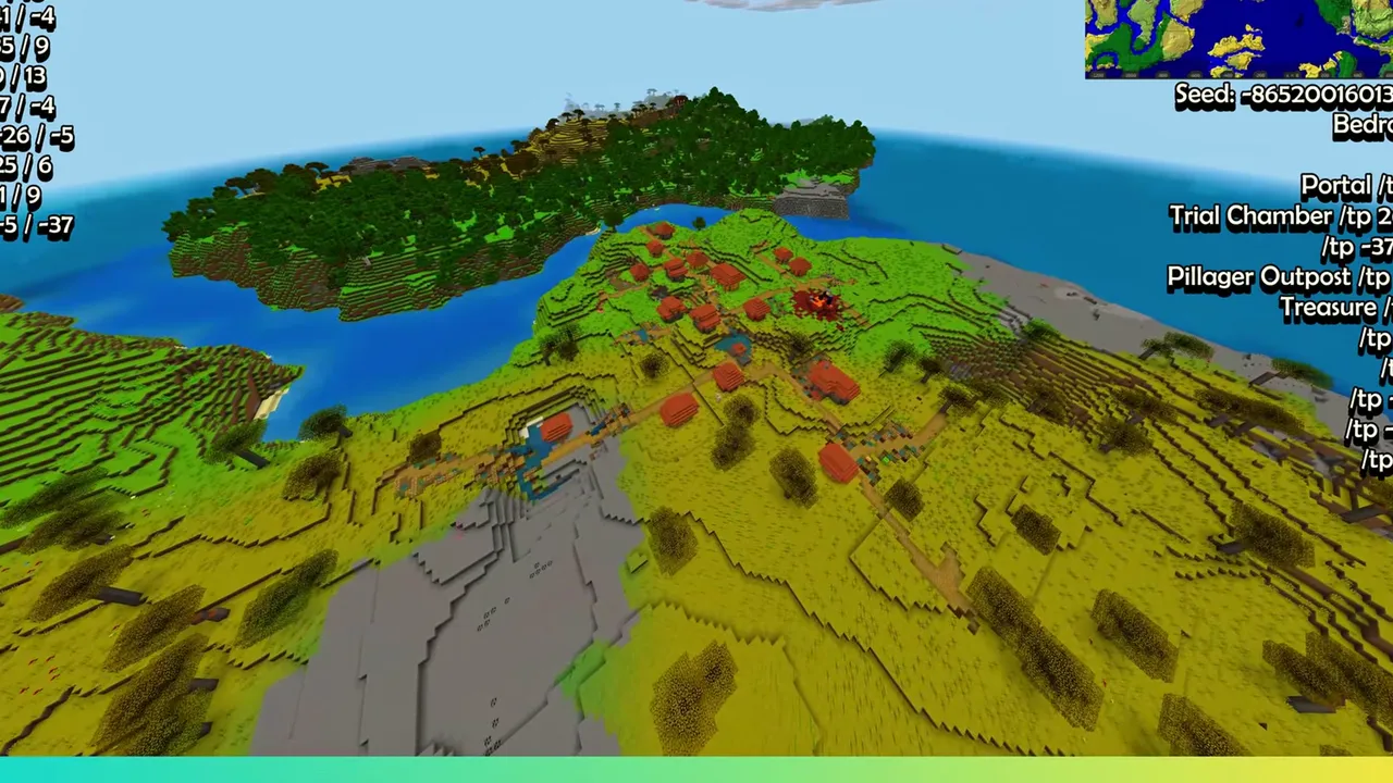 Highland Meadow Diamond Trench: deepslate cave corridor with exposed diamond ore