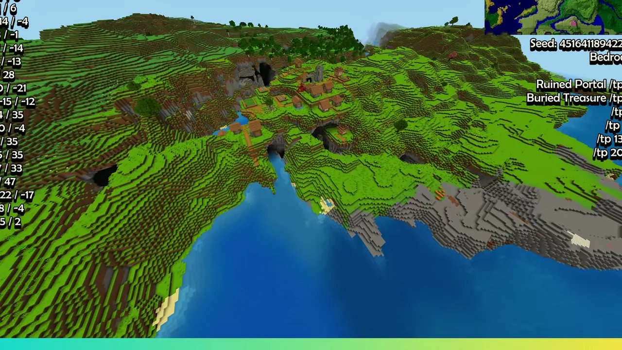 Mountain Foothill Diamond Cavern: deepslate cave walls with exposed diamond blocks