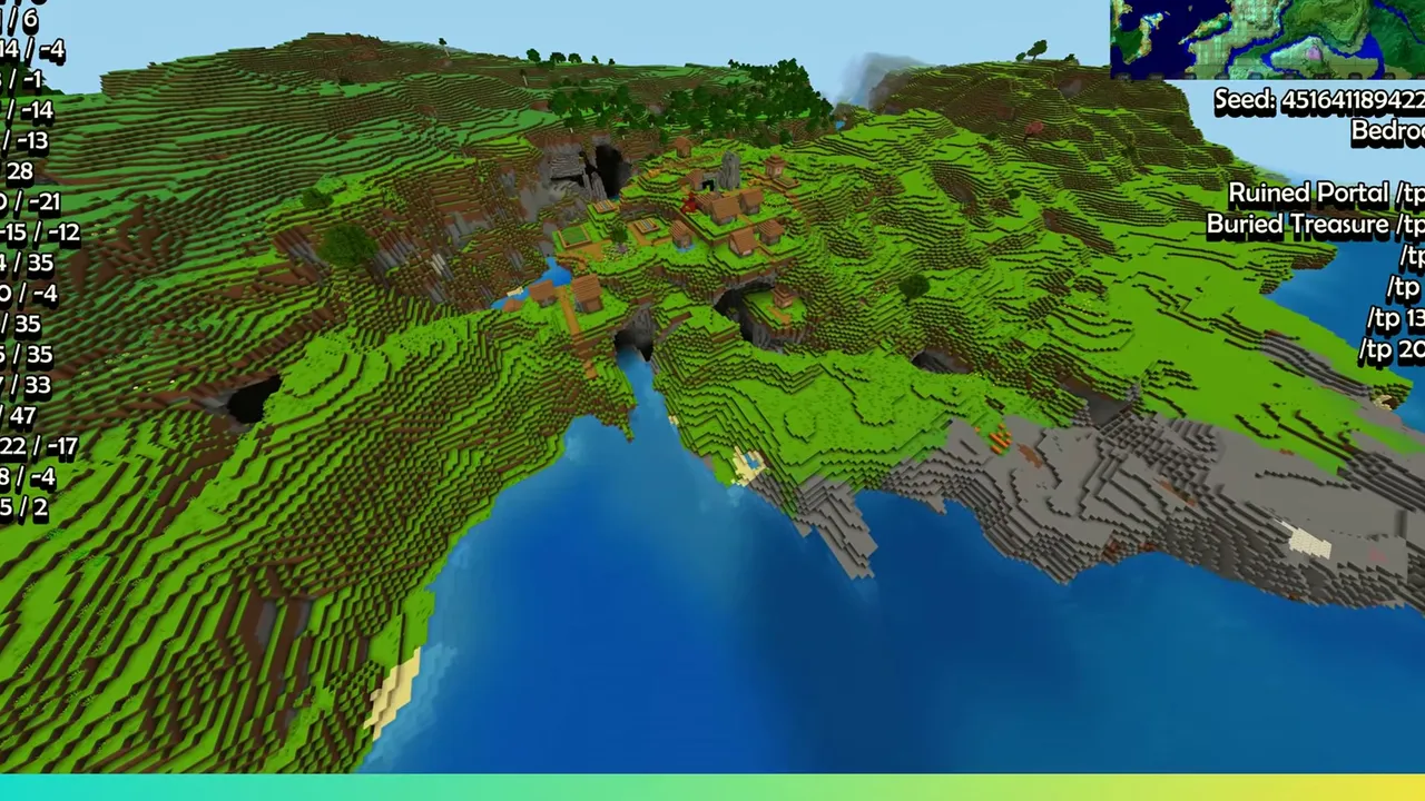 Mountain Foothill Diamond Cavern: hillside village with open cavern entrance nearby
