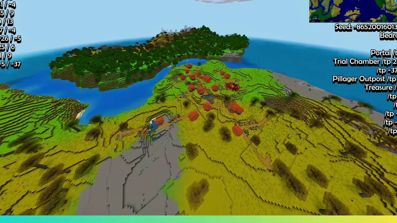 Highland Meadow Diamond Trench: meadow village overlooking an open cave trench