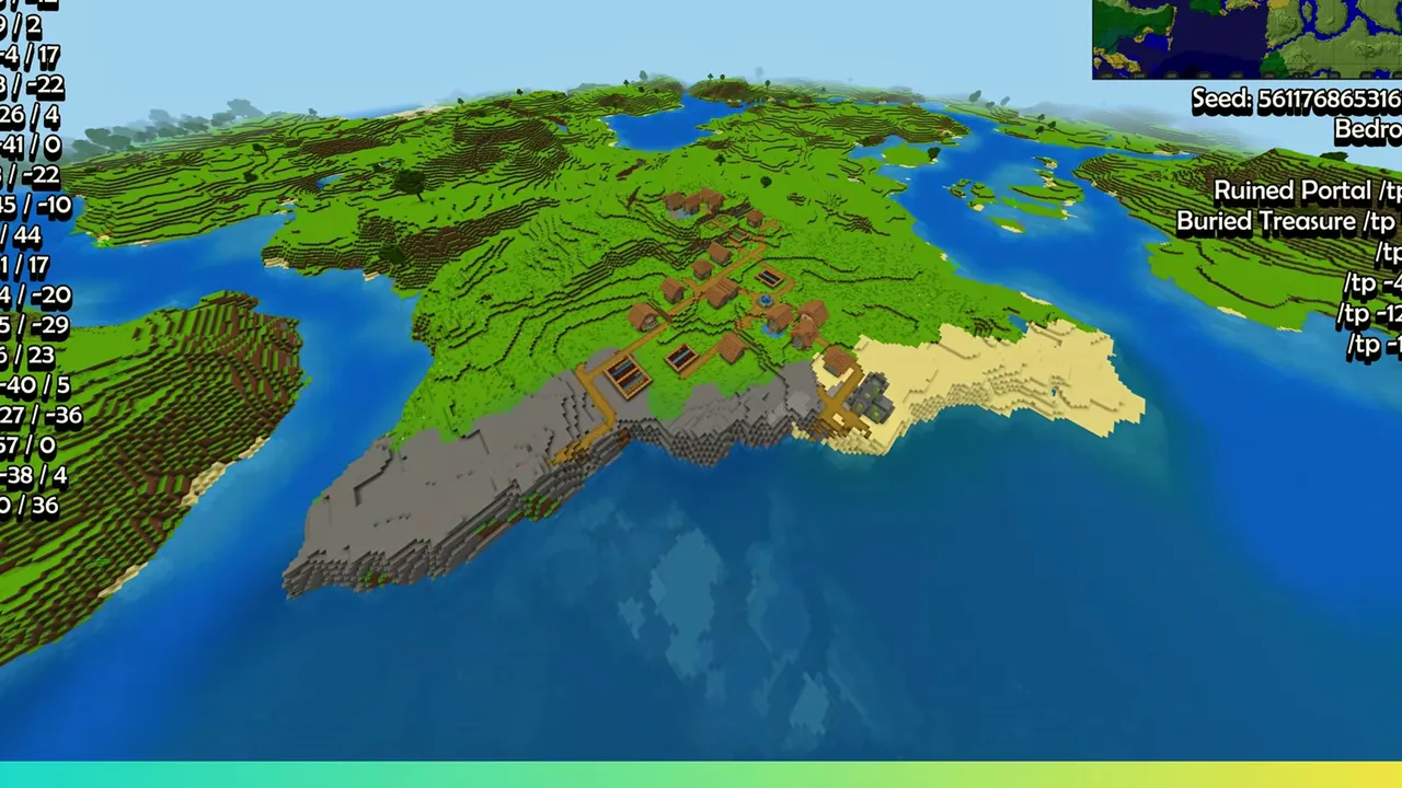Plains Terrace Diamond Spire: terraced plains village with an open cave mouth