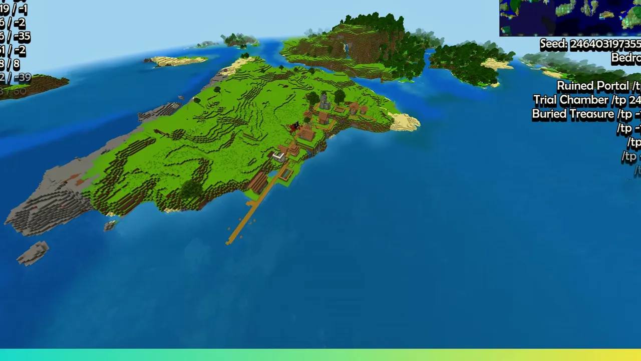 Lakeside Village Diamond Hollow: underground hollow with visible diamond ore clusters