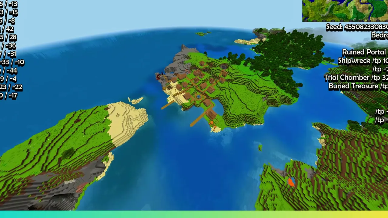 Twin Hill Diamond Descent: underground lava lake with visible diamond blocks nearby