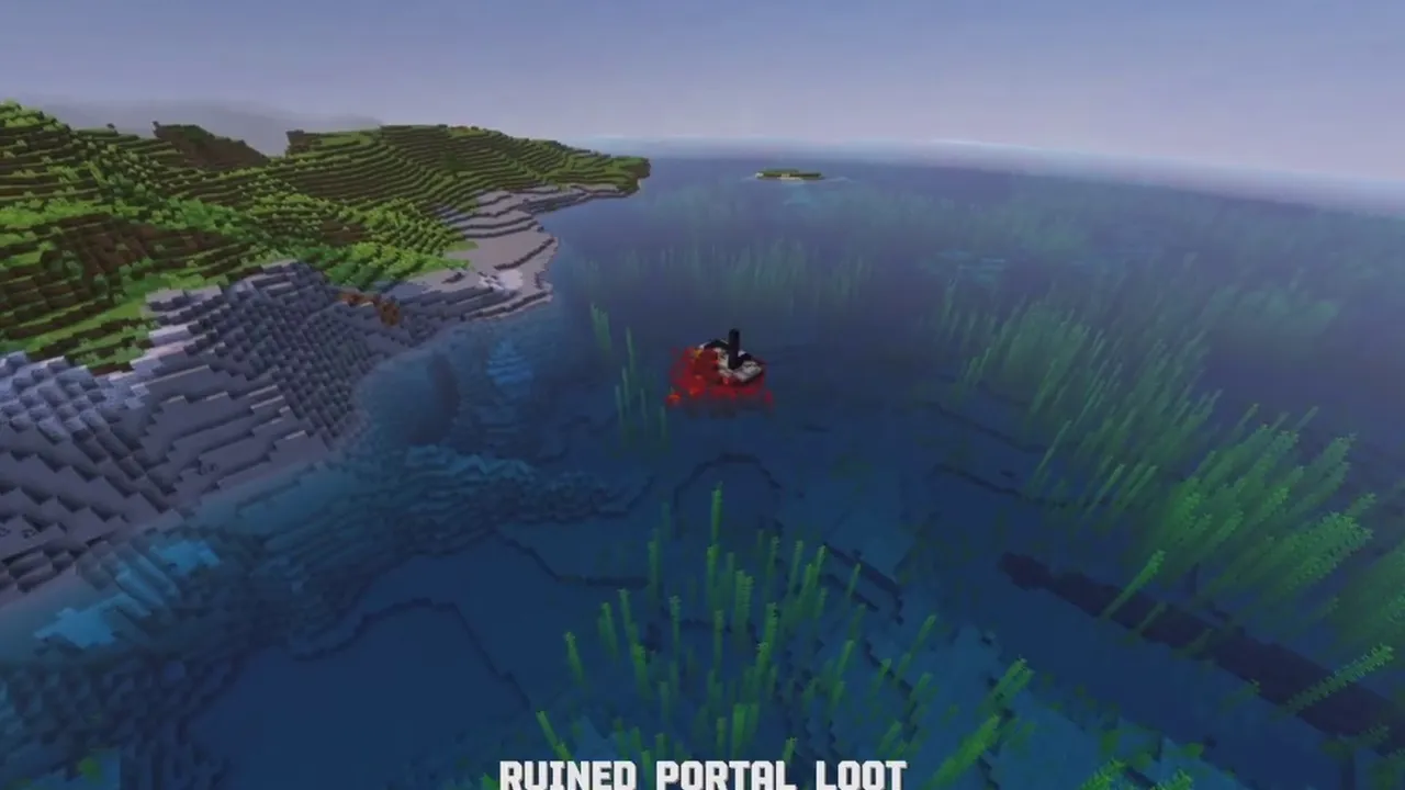 Coastal Cliffside Settlement: steep stone descent connecting the village to the shoreline