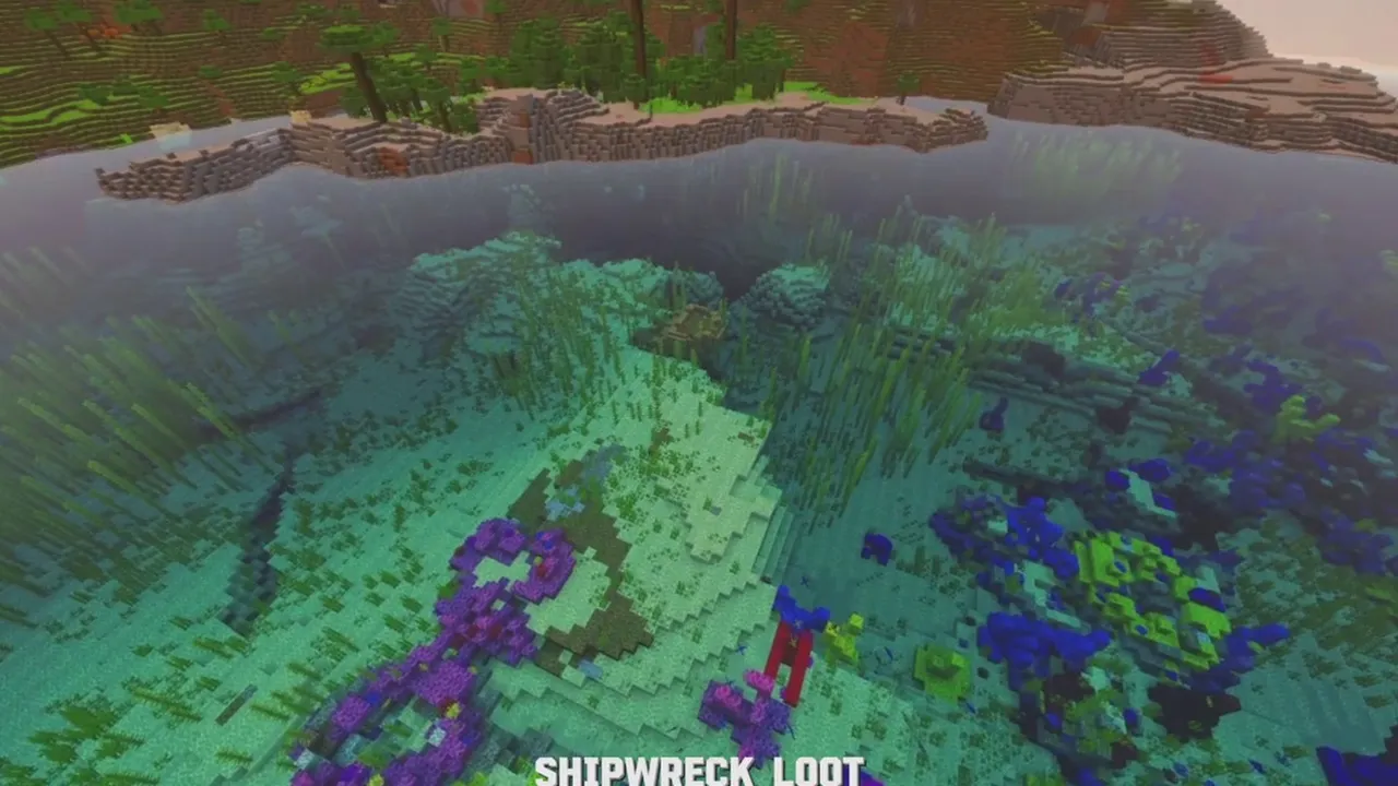 Massive Mountain Village: village paths passing cave openings and steep grass terraces