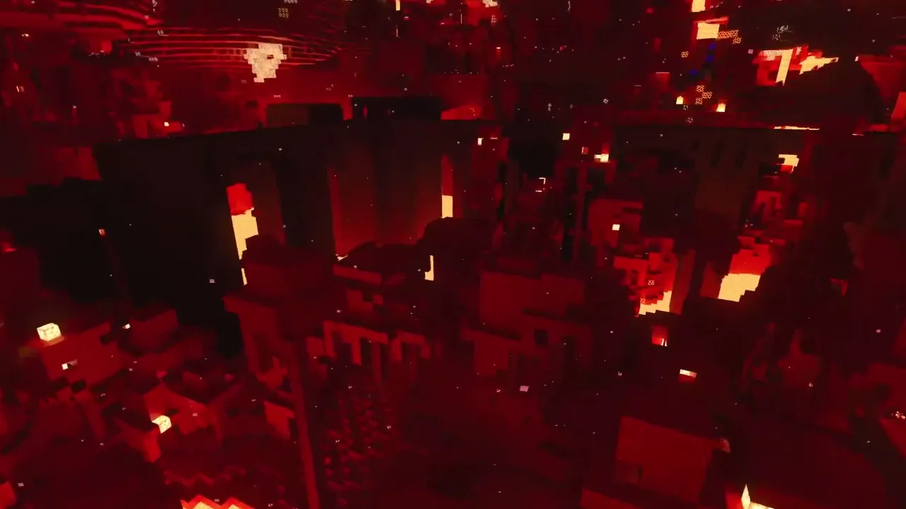 Fortress and Housing Bastion Pair: Blackstone ramparts and nether brick corridors side by side