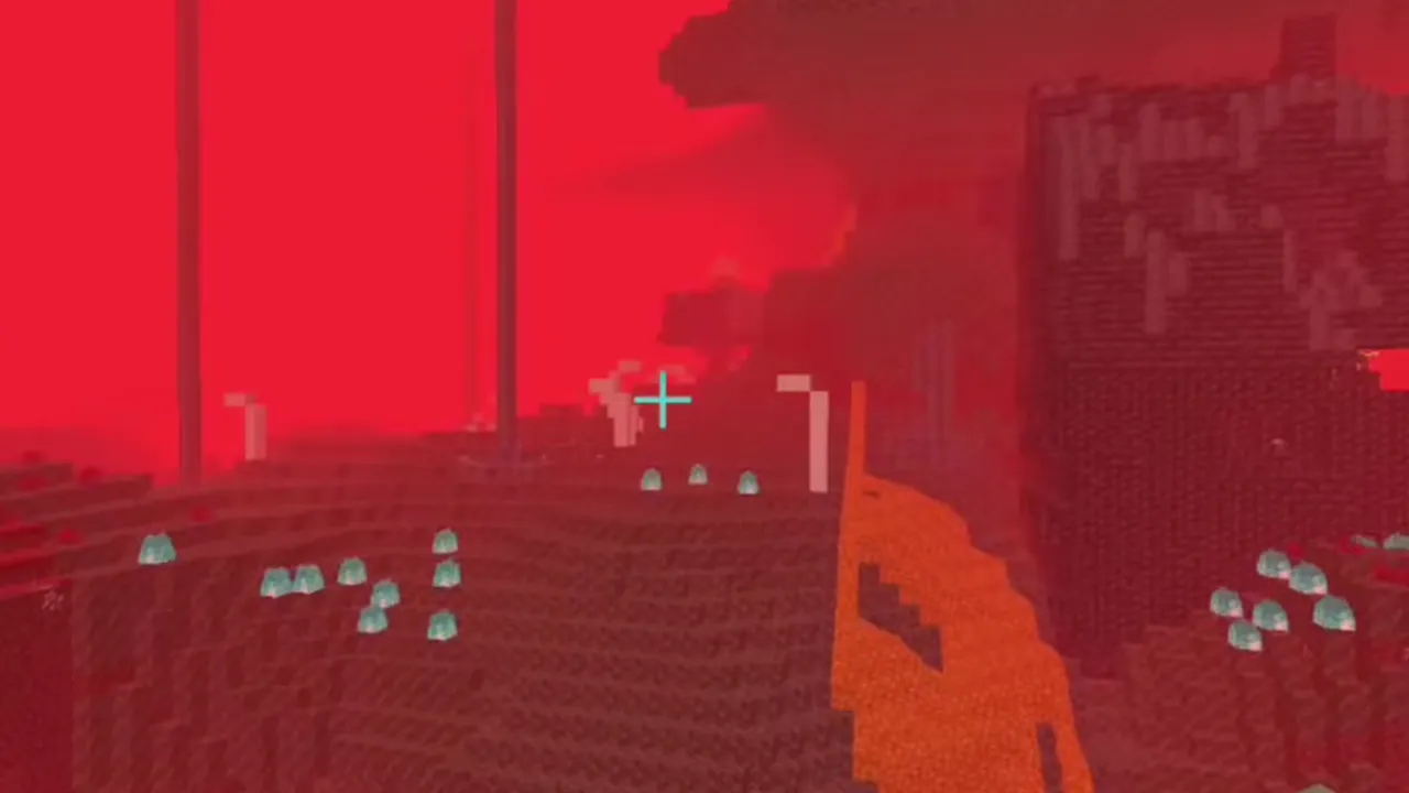 Quick Nether Corridor Near Overworld Villages: Long nether fortress rampart stretching alongside blackstone walls