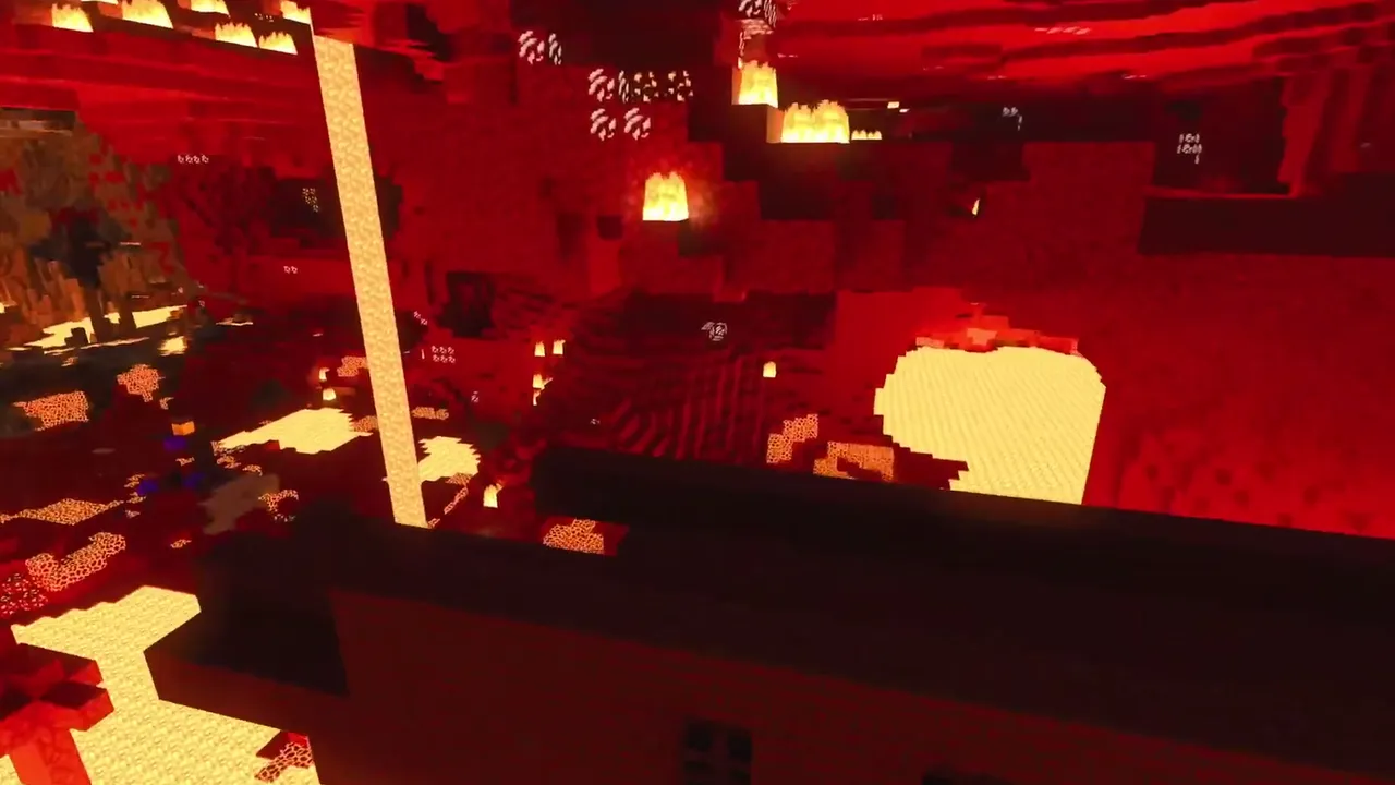 Compact Fortress and Bastion Compound: Protected fortress interior with loot chests and blaze rooms
