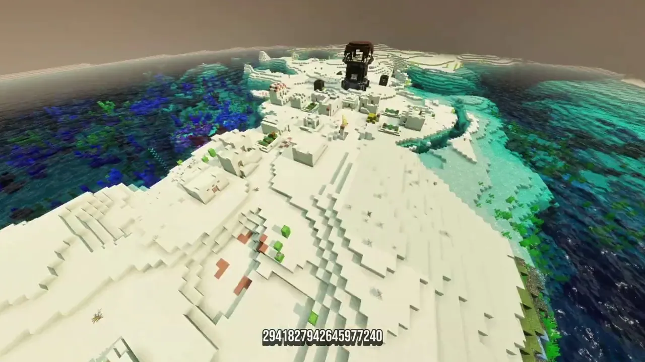 Coral Coast Outpost Village: Coastal watchtower and houses along the sand