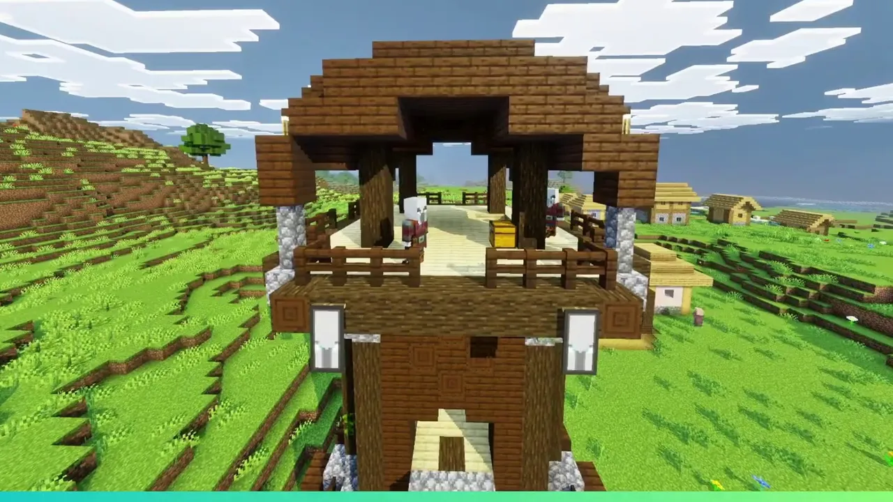 Wooded Hill Outpost Village: Forest path connecting village homes to the outpost