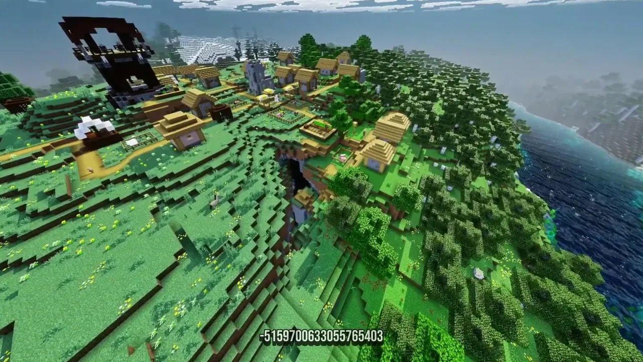 Hilltop Outpost Community: Hilltop village with an outpost on the crest