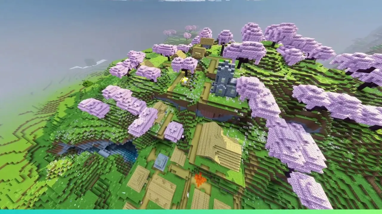 Plains Village Tower: Plains village houses with watchtower nearby