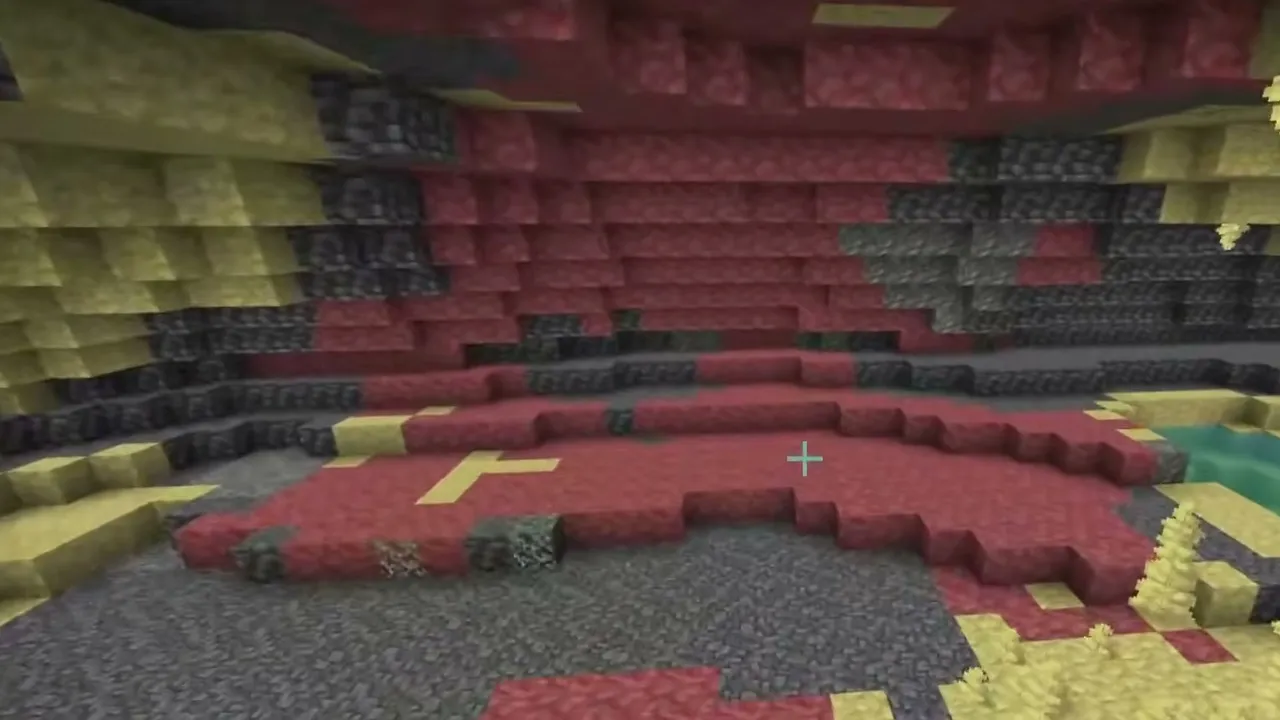 Five-Blacksmith Village & Sulfur Cave: Large underground sulfur cave with red and yellow terraced rock layers