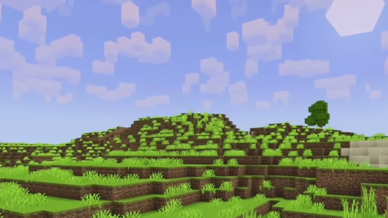 Desert Island and Subterranean Chamber: Desert sand island with cactus surrounded by open water