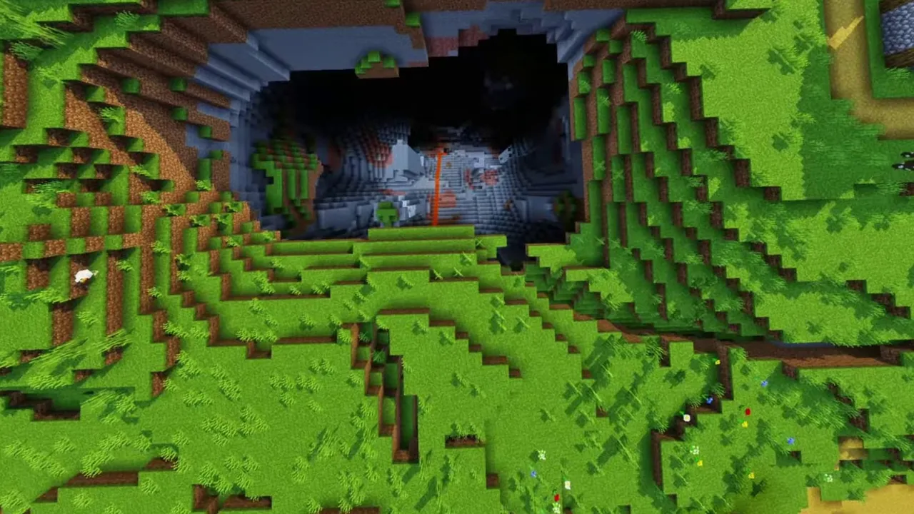 Mountain Edge Settlement: landscape of mountain edge settlement with surrounding terrain and resources