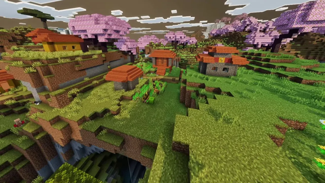 Savanna Mountain Settlement: landscape of savanna mountain settlement with surrounding terrain and resources