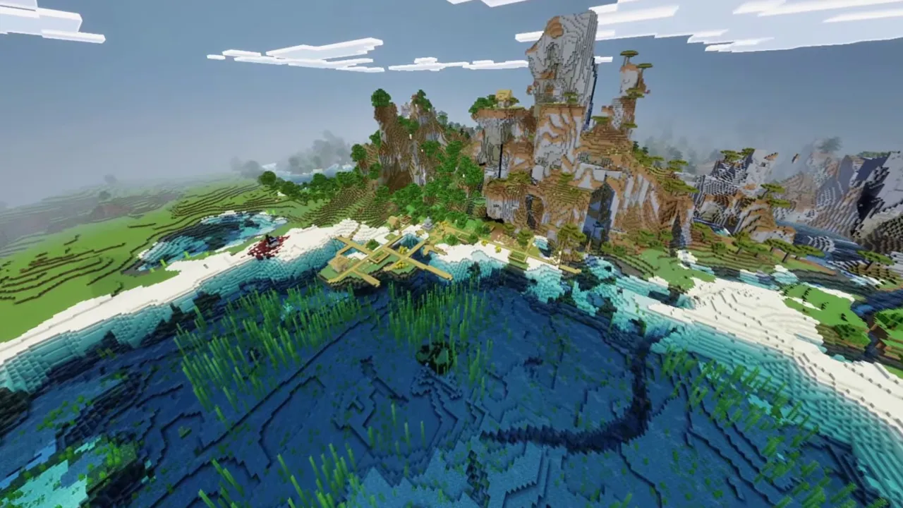 Stone Peak Kingdom: stone peak kingdom view showing buildings and surrounding landscape
