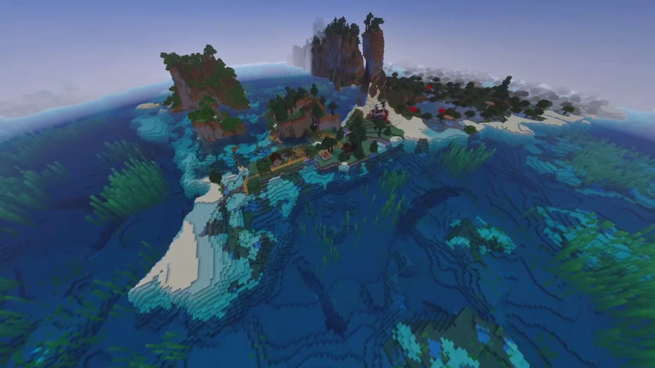Forest Hill Taiga Village: Spruce village on a gentle forest slope