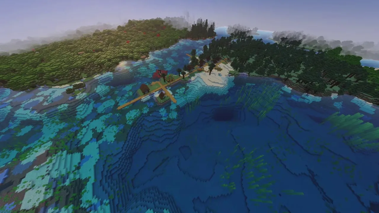 Ridge Taiga Village: Village along the crest of a taiga ridge