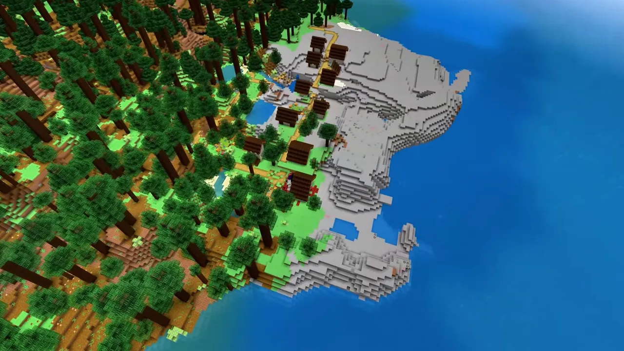 High Ridge Taiga Settlement: Village lined along a high ridge