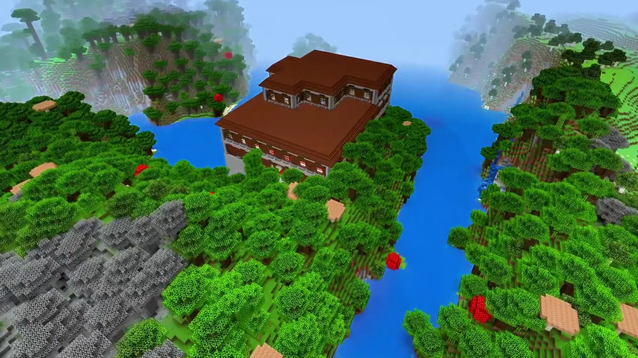 Highland Woodland Mansion: Mansion on a level highland forest plateau