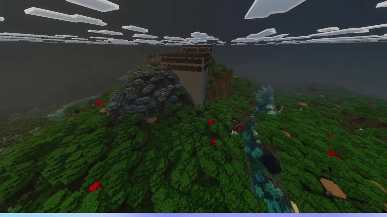 Lakefront Woodland Mansion: Woodland mansion beside a natural forest lake