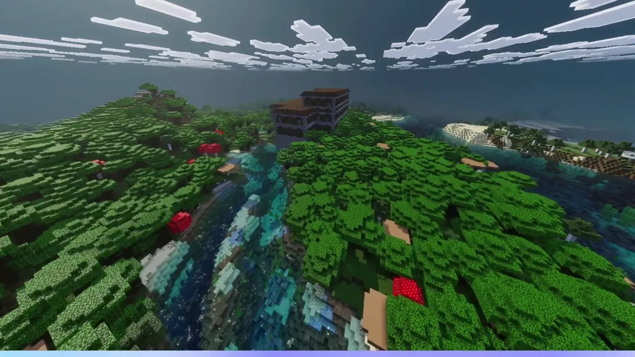 Plateau Woodland Mansion: Woodland mansion on a high forest plateau