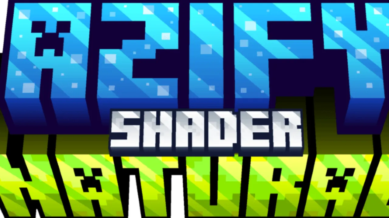 AziFy Natural Shader: Shader logo with blue and green text