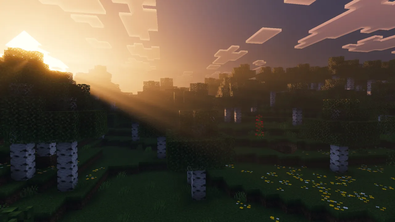 Enhanced Fog shader: Sunbeams shine through the foggy air