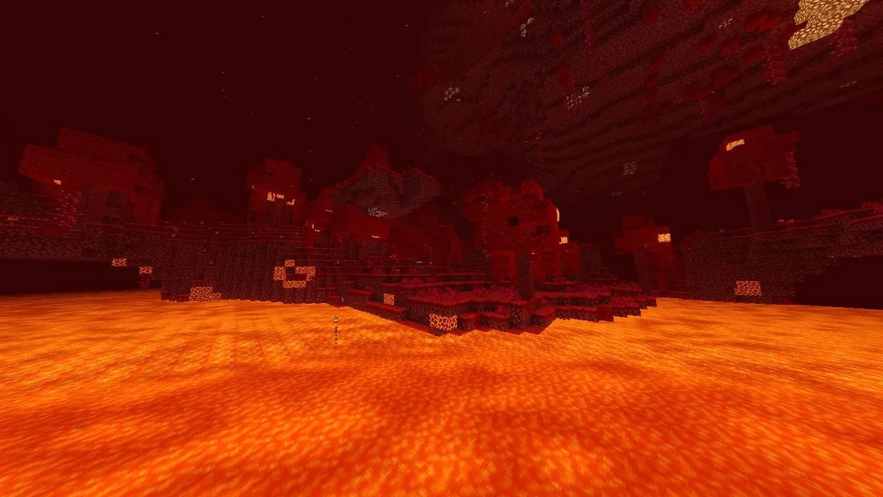 Grafika Shader: Player outline in lava biome