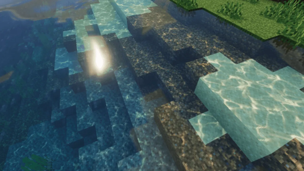 Immersive Visuals for Vibrant Visuals shader: Sunlight through water with waves