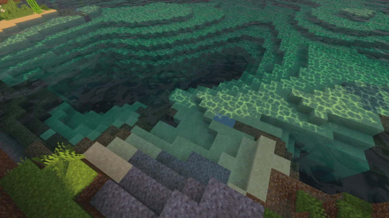 Lancers Vibrant Visuals Pack shader: Water with animated caustics and waves