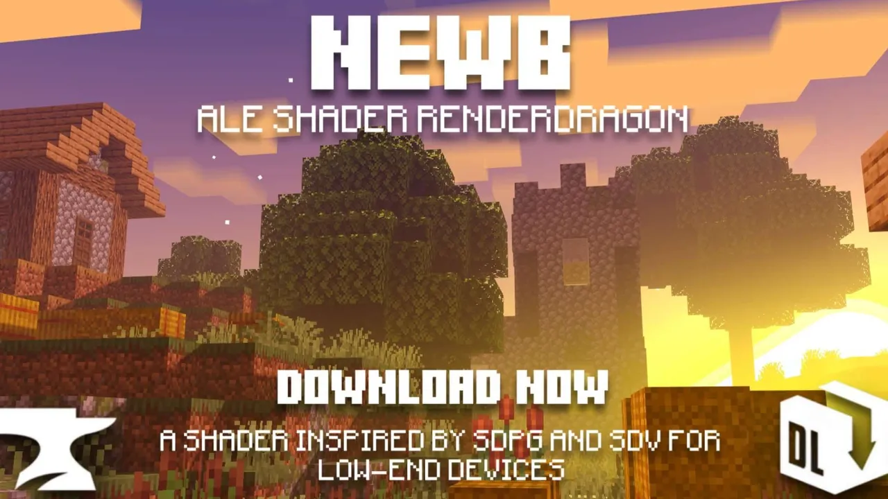 Newb X Ale shader for Minecraft PE: screenshot 1