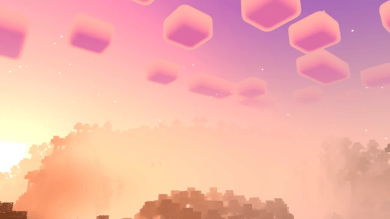 Newb X Dawn Shader for Minecraft PE: Sunset