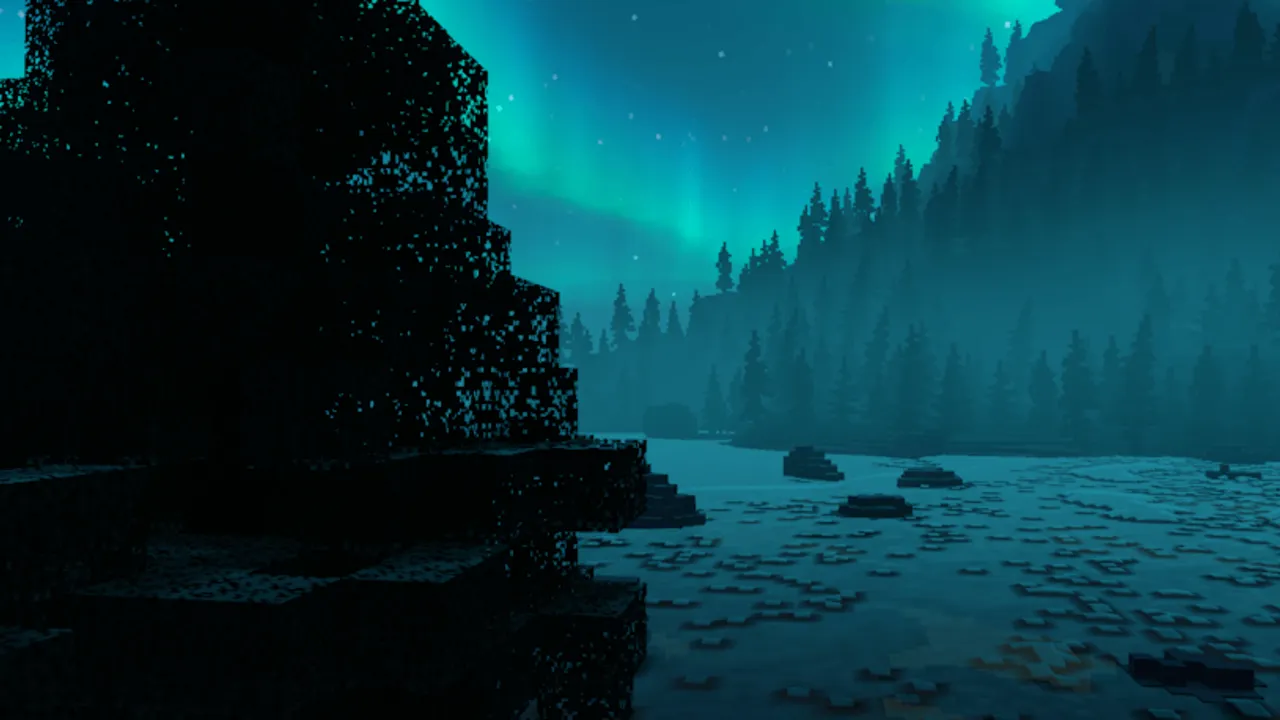 Newb X Stars Shader for Minecraft PE: Night