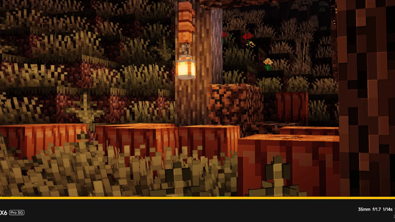 Newb x Unwind shader: Lantern glowing in a forest at night