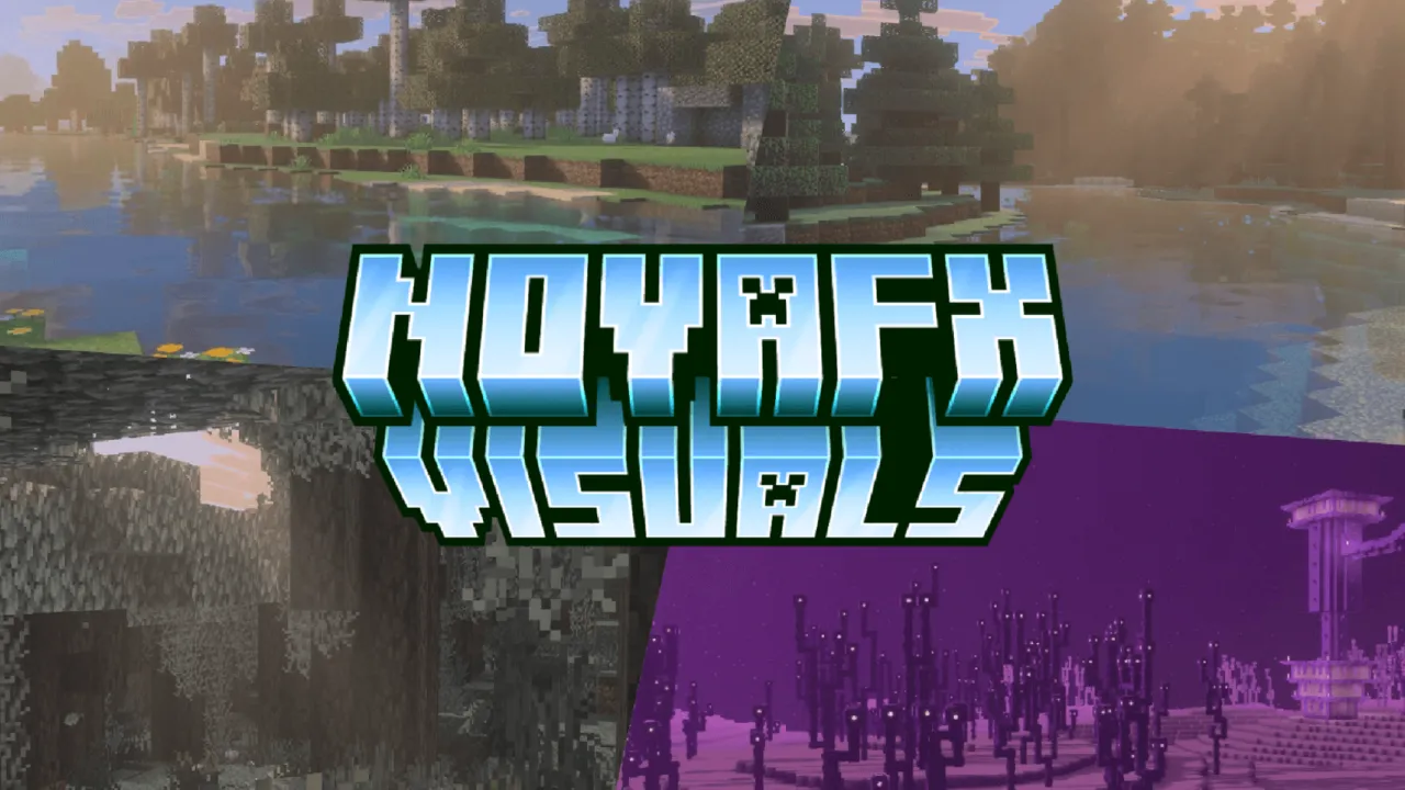 NovaFX Visuals shader for Minecraft PE: cover art