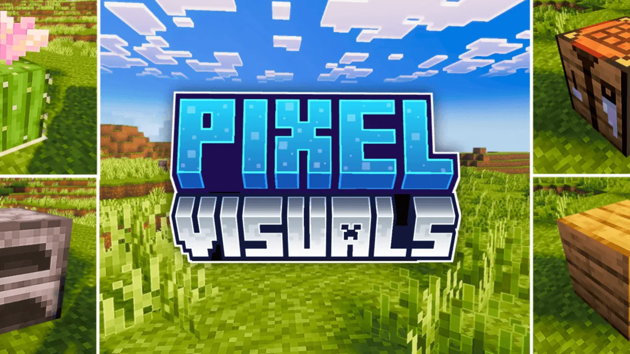 Pixel Edge Visuals shader for Minecraft PE: cover art