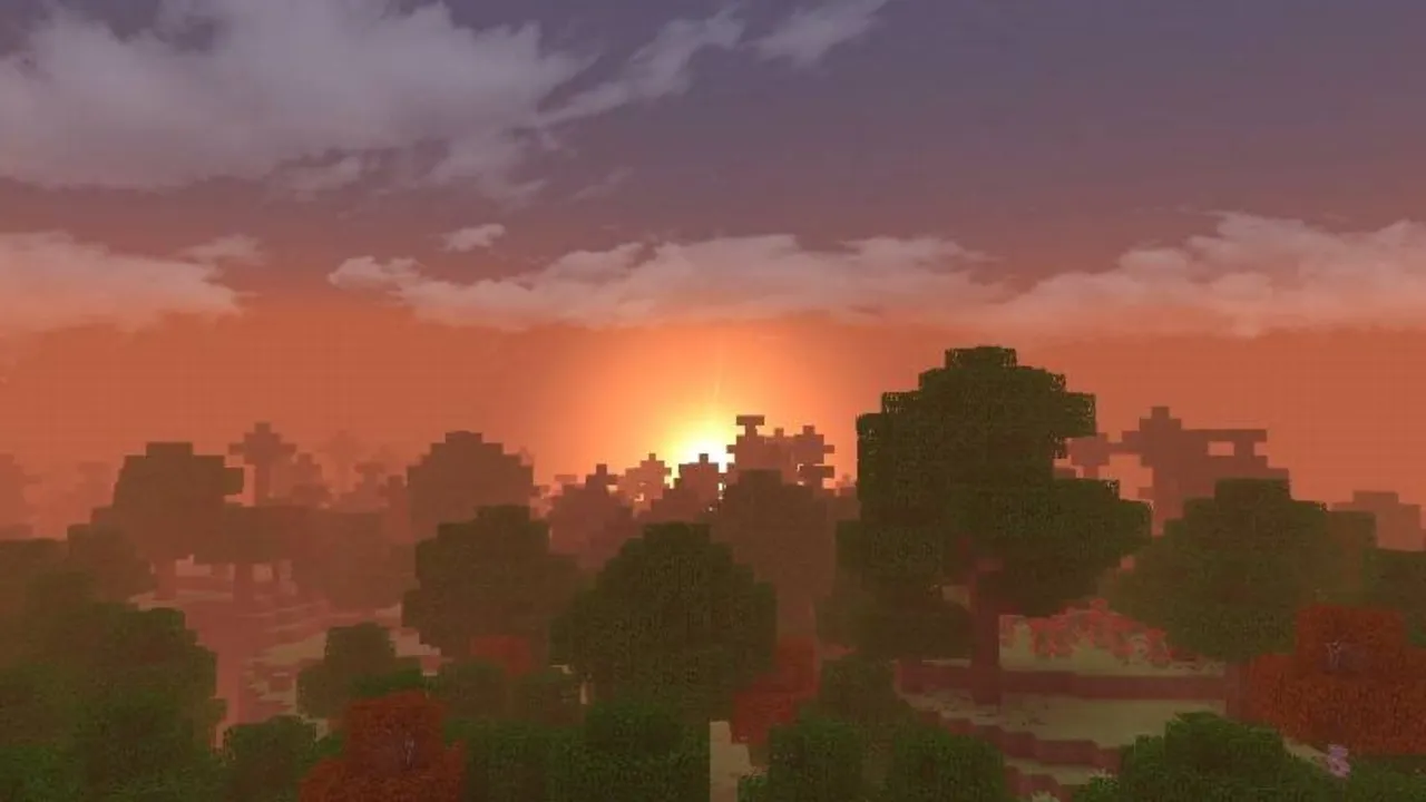 RG Shader for Minecraft PE: Sunrise