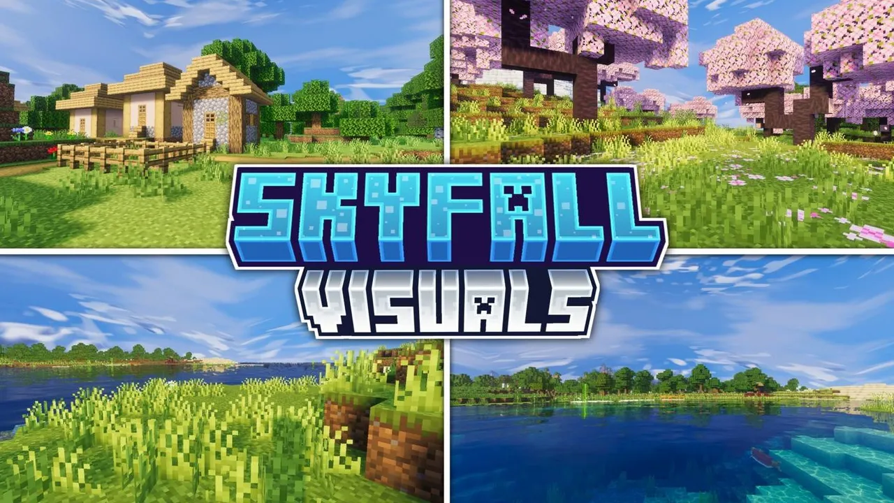 Skyfall Visuals shader for Minecraft PE: cover art