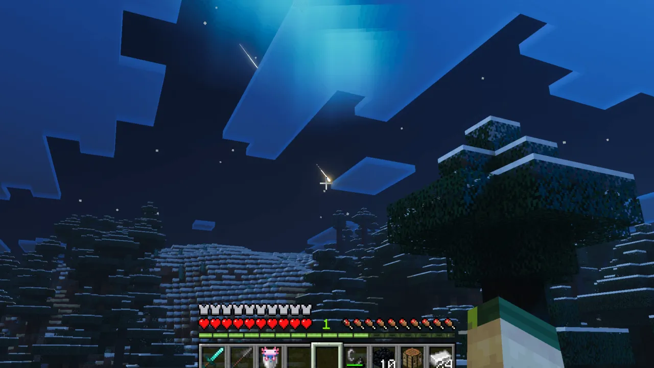 Solar Shaders: Night sky with stars and glowing moon