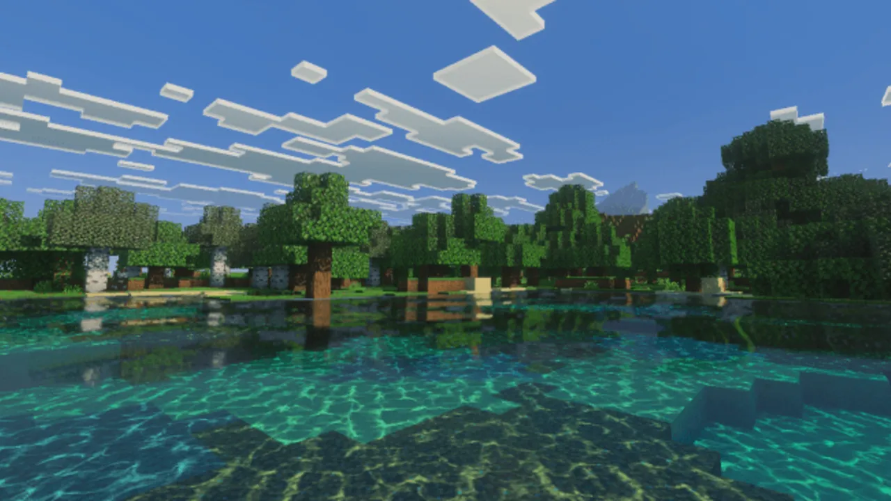 Ultra Vibrant Visuals for Vibrant Visuals shader: Water with animated caustics and waves