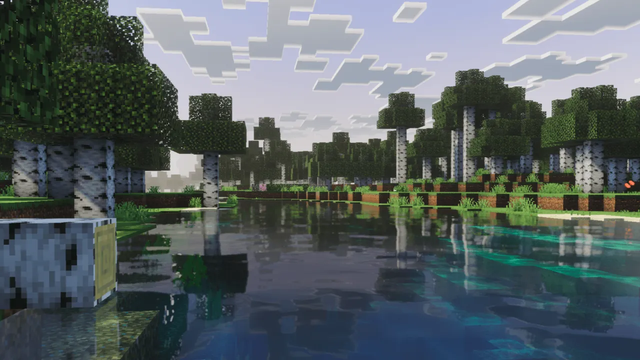 Unbound Visuals shader: Unbound Visuals - Birch Forest