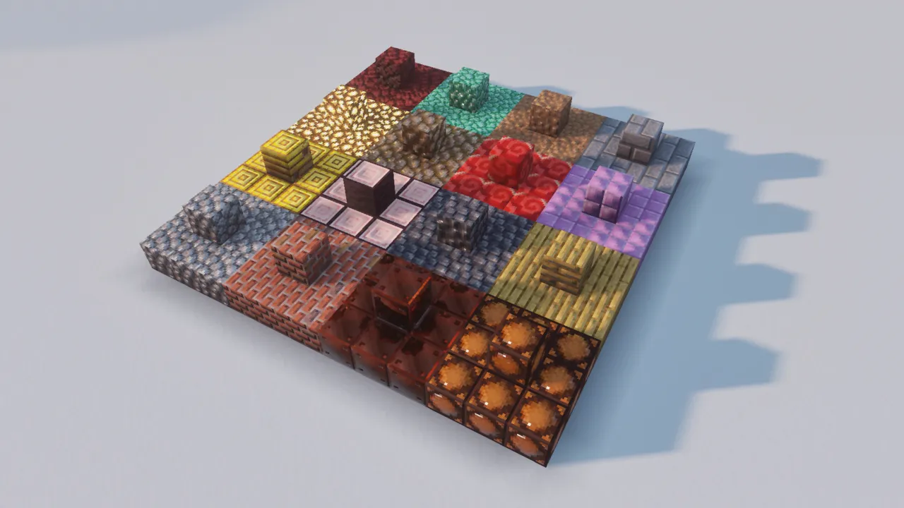 Vibrancy shader: Blocks